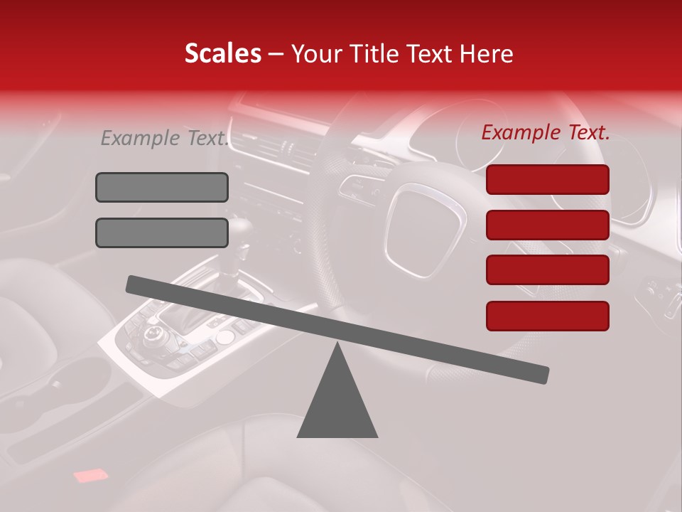 Speed Control Car PowerPoint Template