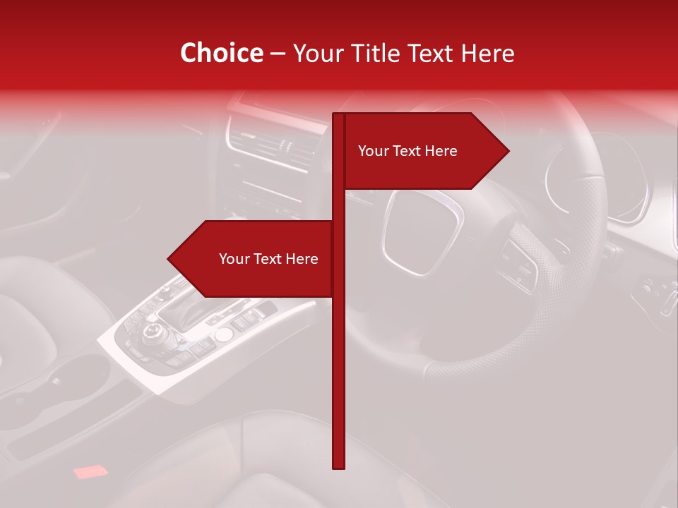 Speed Control Car PowerPoint Template