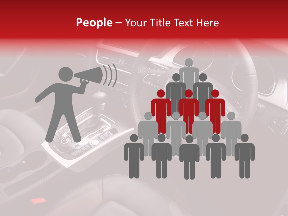 Speed Control Car PowerPoint Template