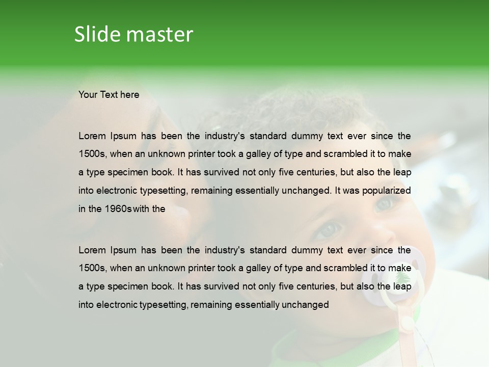 Daughter Stunning Love PowerPoint Template