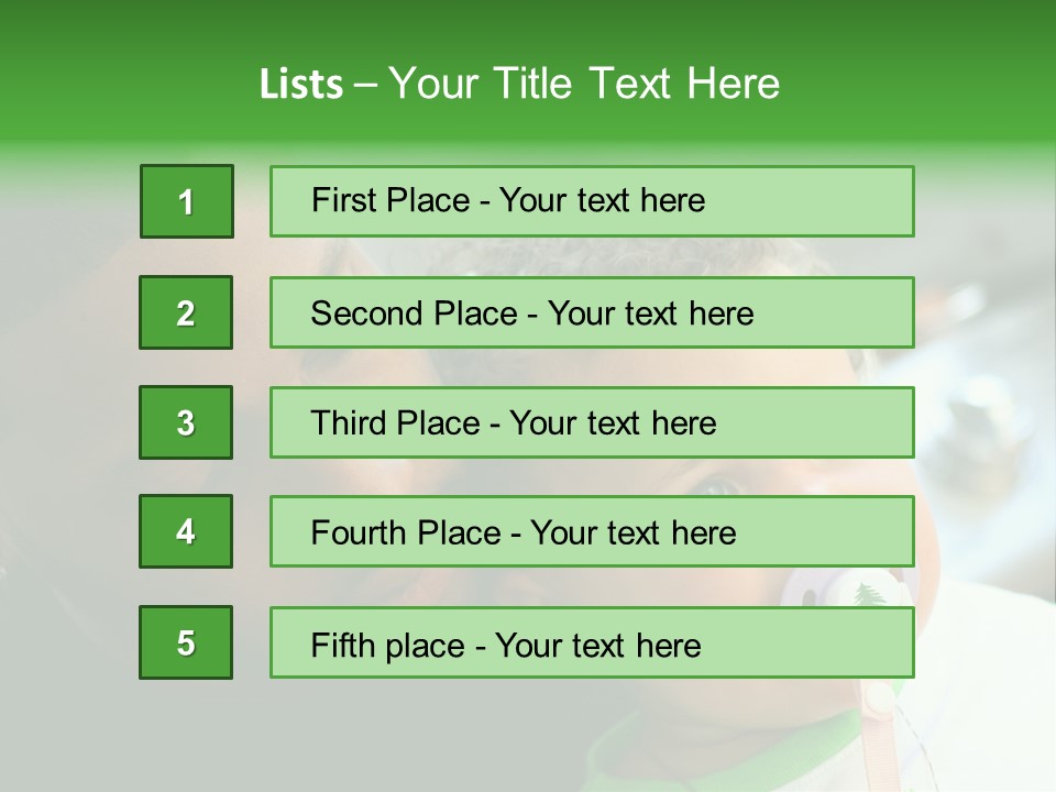 Daughter Stunning Love PowerPoint Template