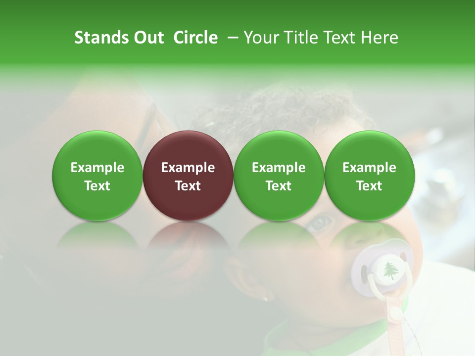 Daughter Stunning Love PowerPoint Template