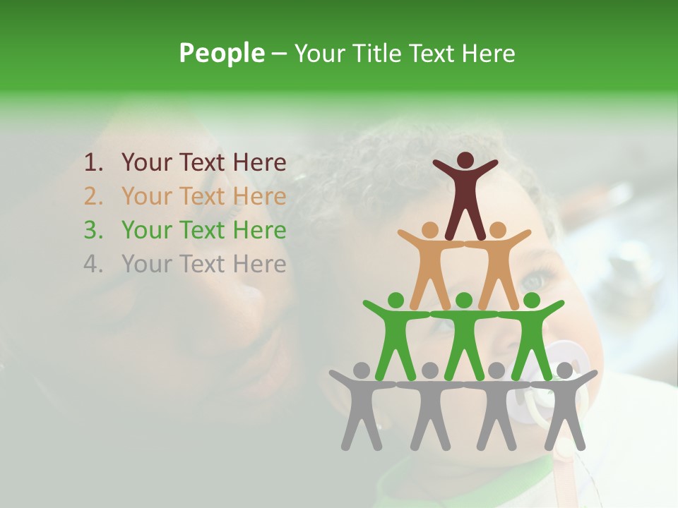 Daughter Stunning Love PowerPoint Template