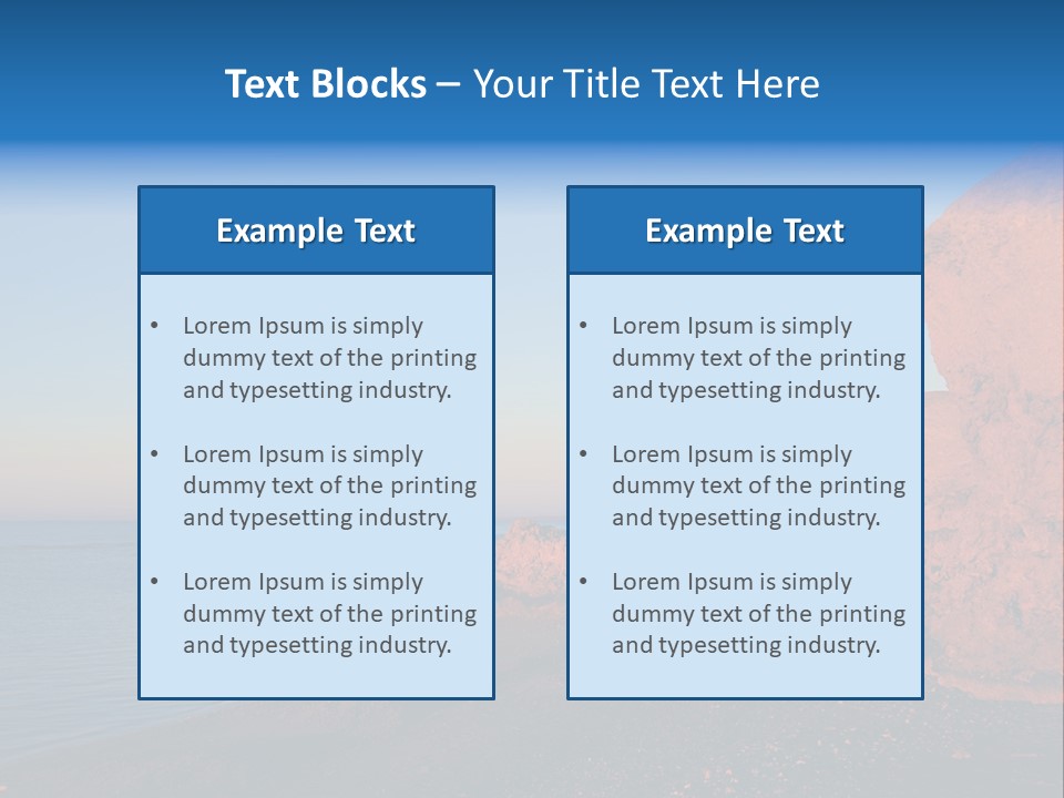 Wave Pink Water PowerPoint Template