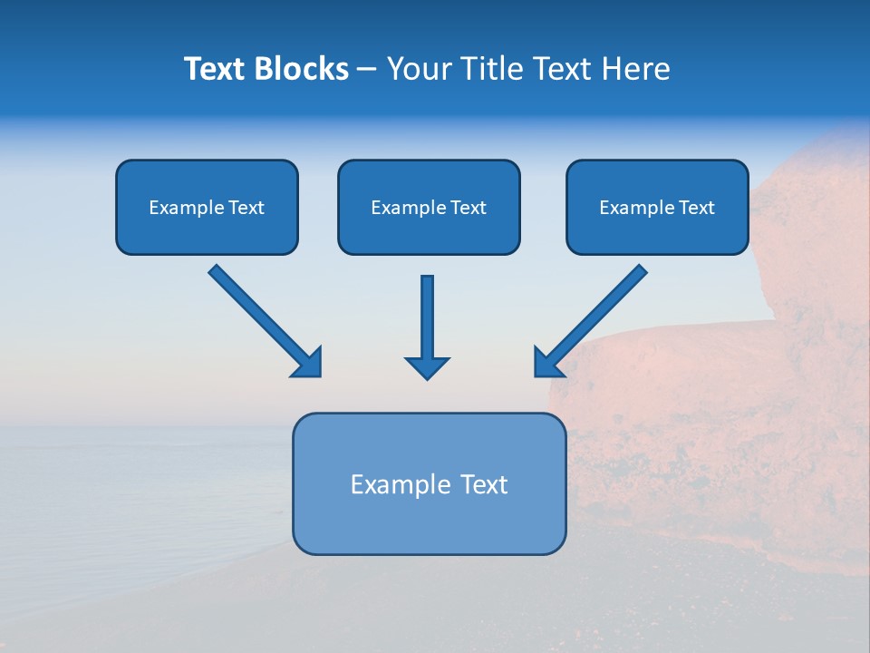 Wave Pink Water PowerPoint Template