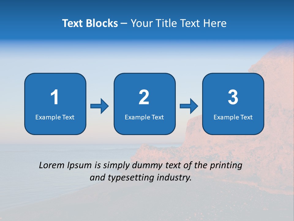 Wave Pink Water PowerPoint Template