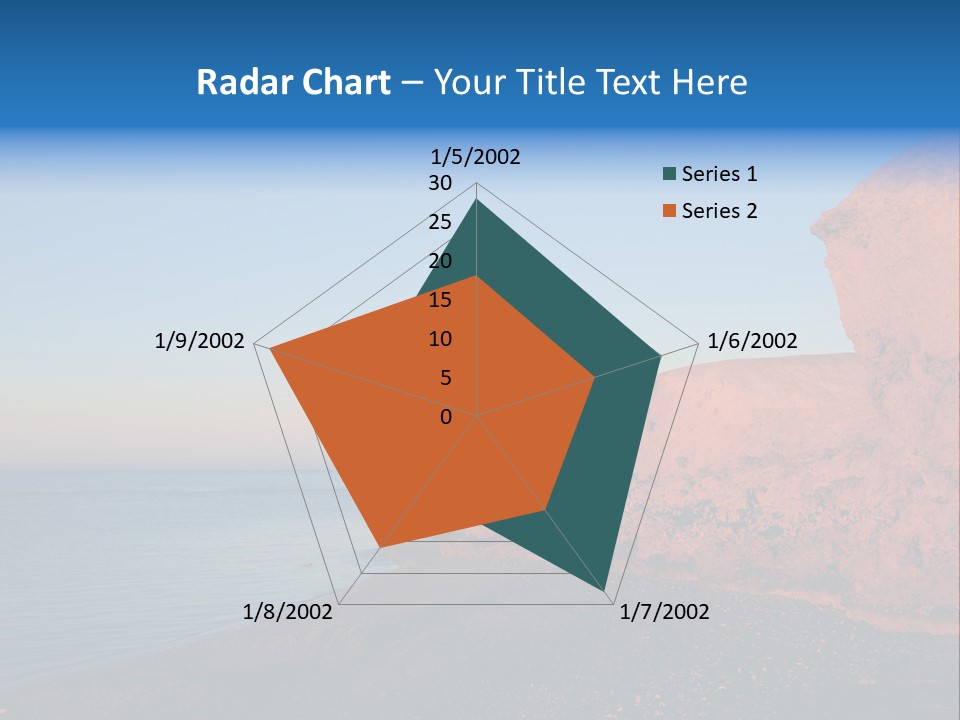 Wave Pink Water PowerPoint Template