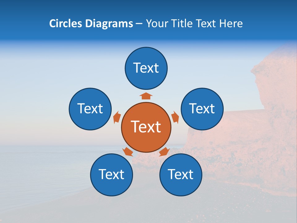 Wave Pink Water PowerPoint Template