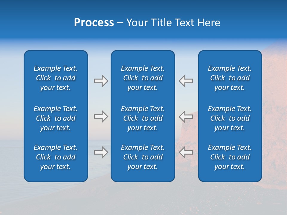 Wave Pink Water PowerPoint Template