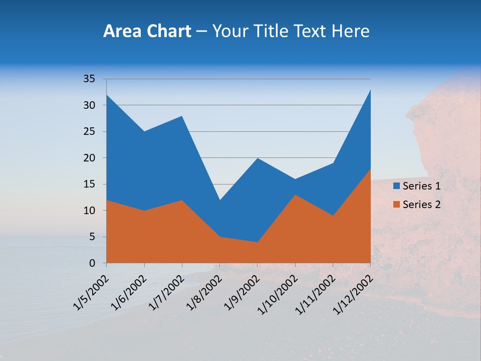 Wave Pink Water PowerPoint Template