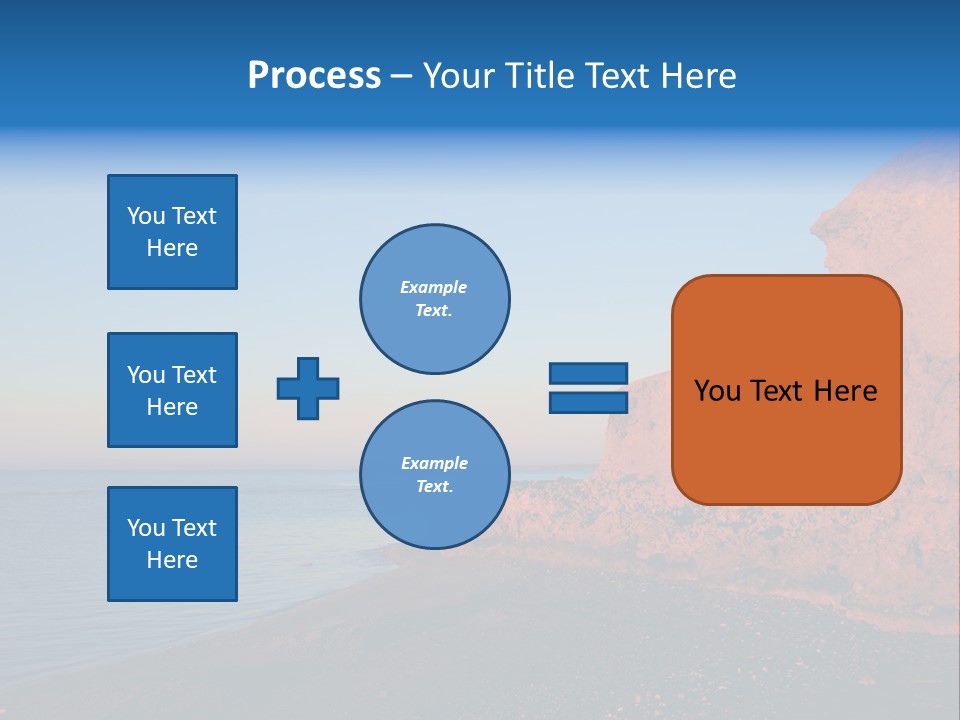 Wave Pink Water PowerPoint Template