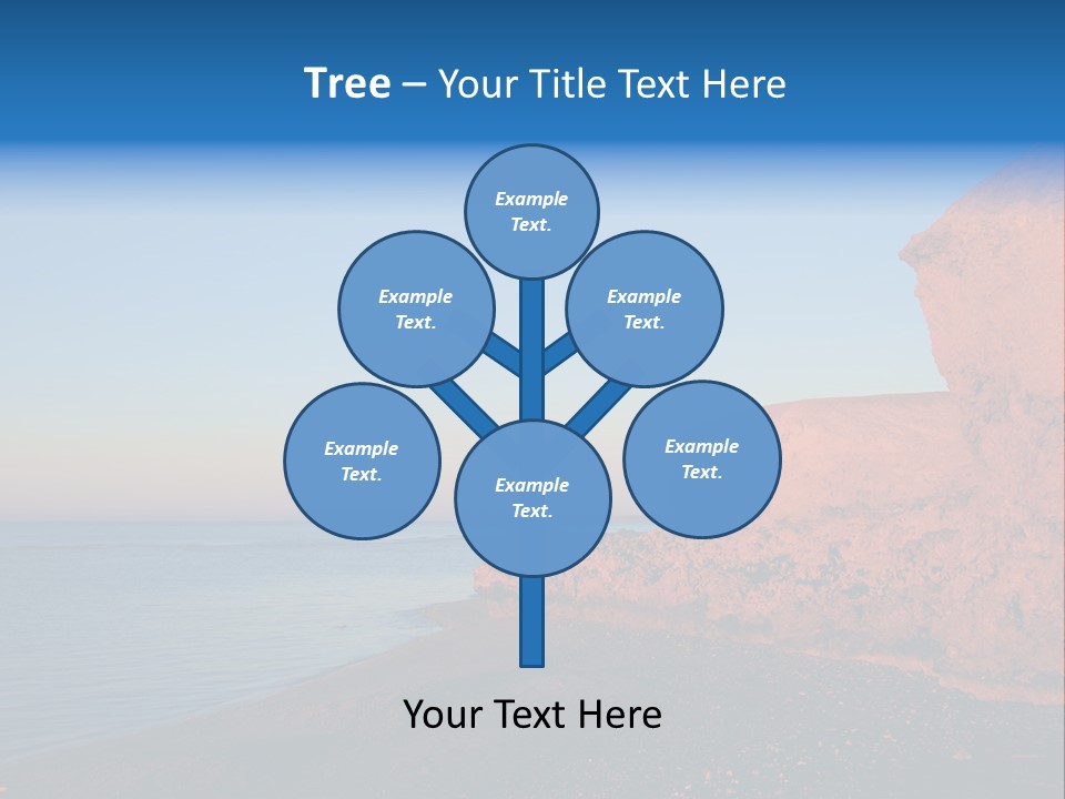 Wave Pink Water PowerPoint Template