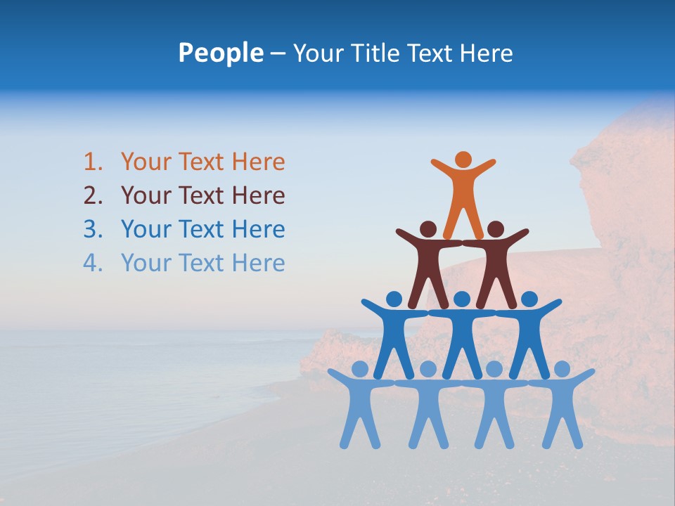 Wave Pink Water PowerPoint Template