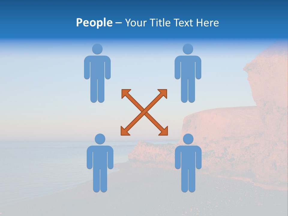 Wave Pink Water PowerPoint Template