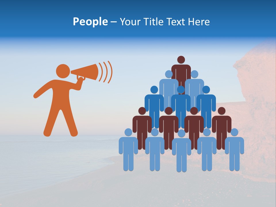 Wave Pink Water PowerPoint Template