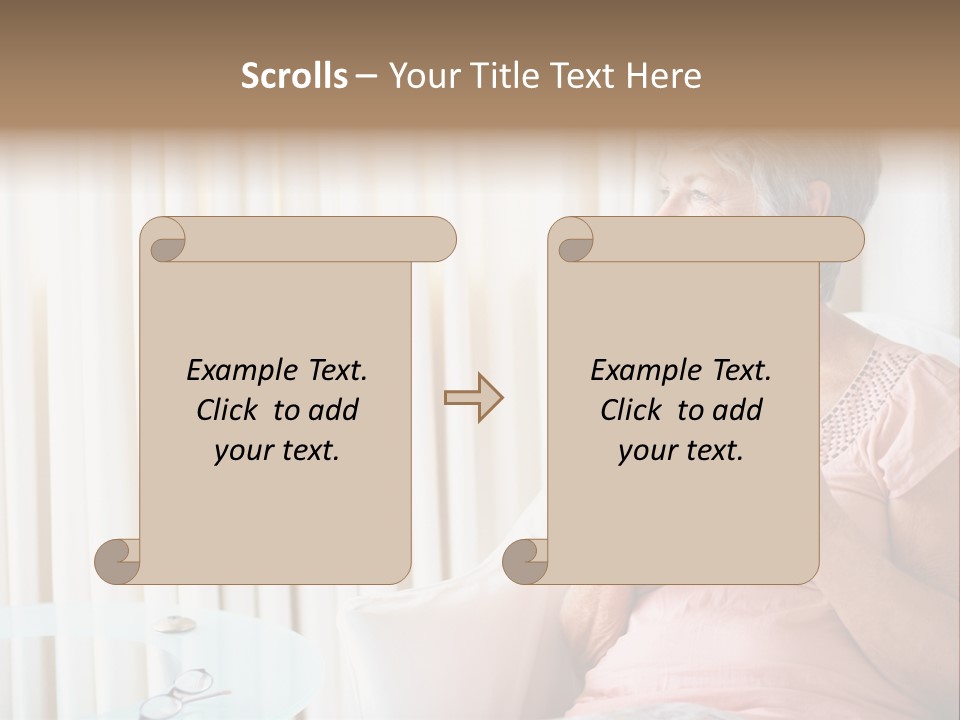 Rose Flower Cutting PowerPoint Template