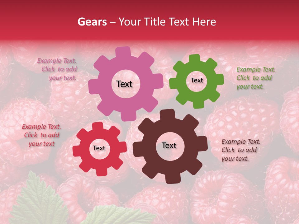 Fresh Food Dessert PowerPoint Template