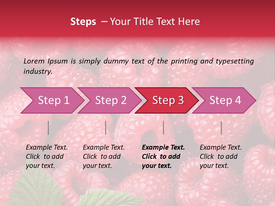 Fresh Food Dessert PowerPoint Template