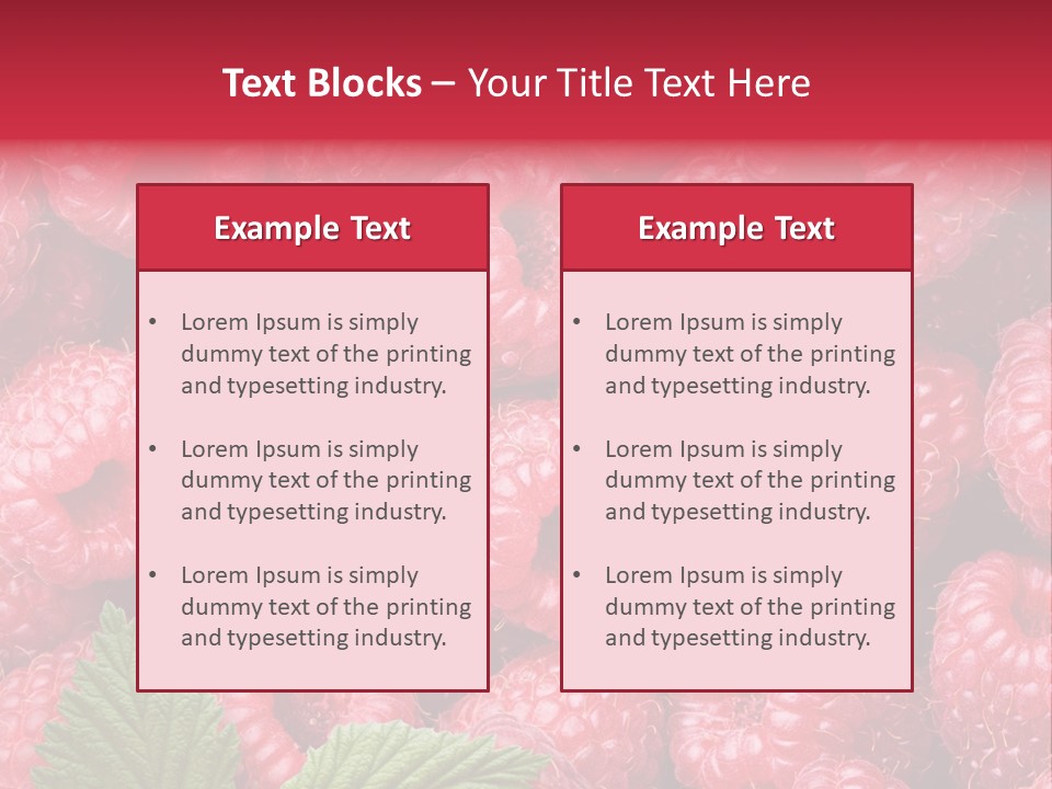 Fresh Food Dessert PowerPoint Template