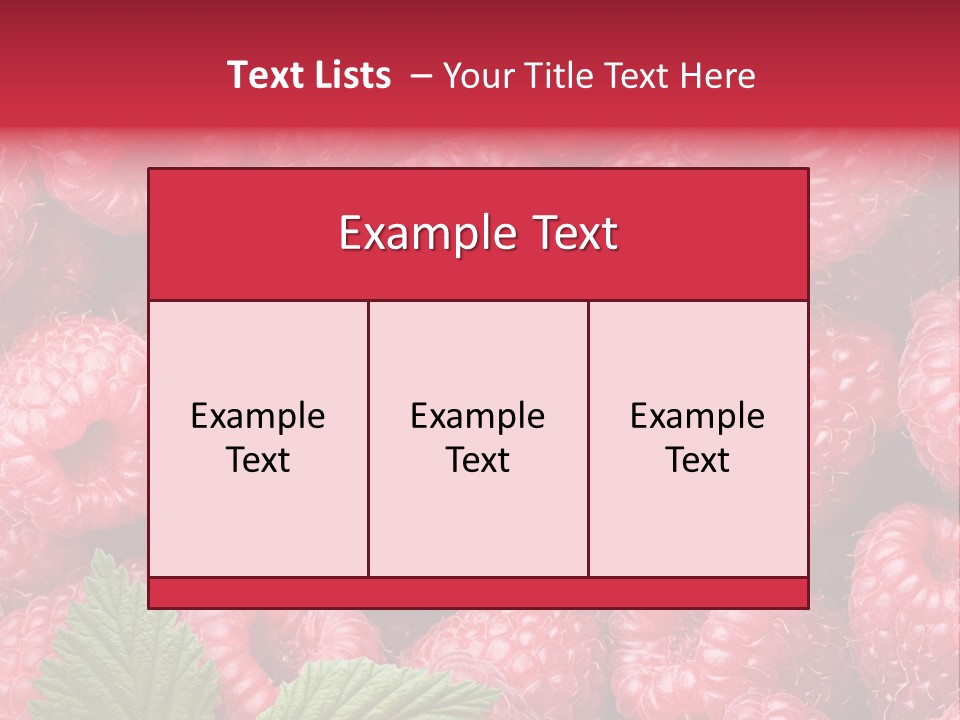 Fresh Food Dessert PowerPoint Template