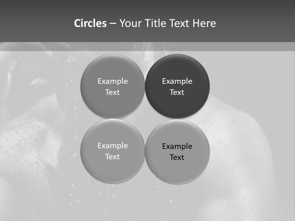 Erotic Shower Y PowerPoint Template