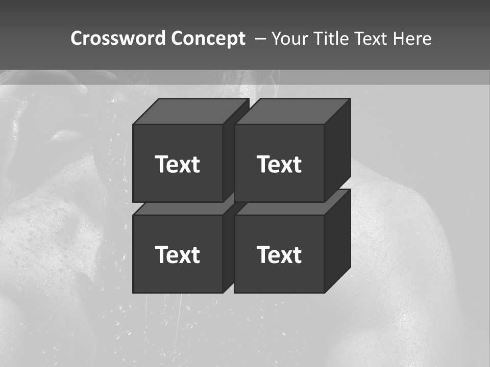 Erotic Shower Y PowerPoint Template