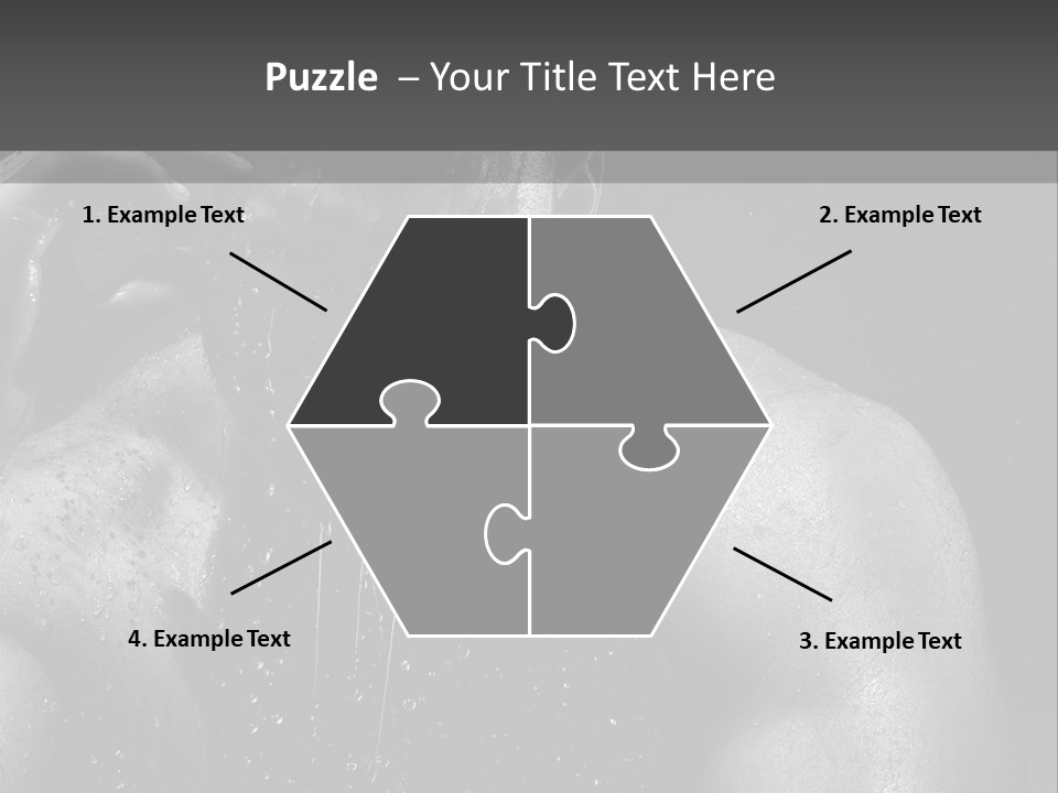 Erotic Shower Y PowerPoint Template