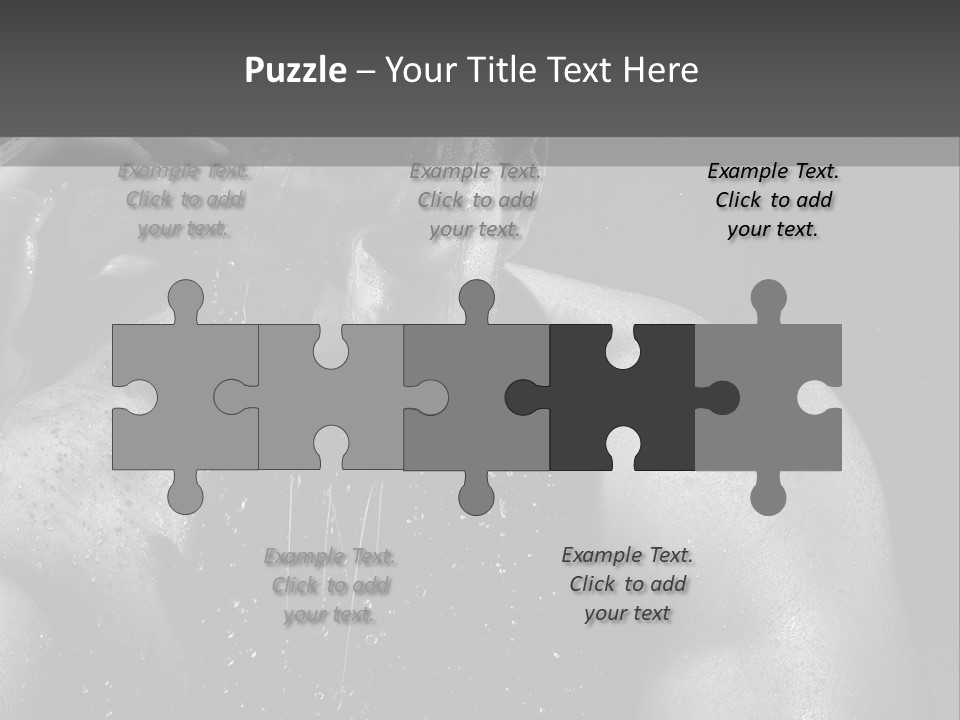 Erotic Shower Y PowerPoint Template