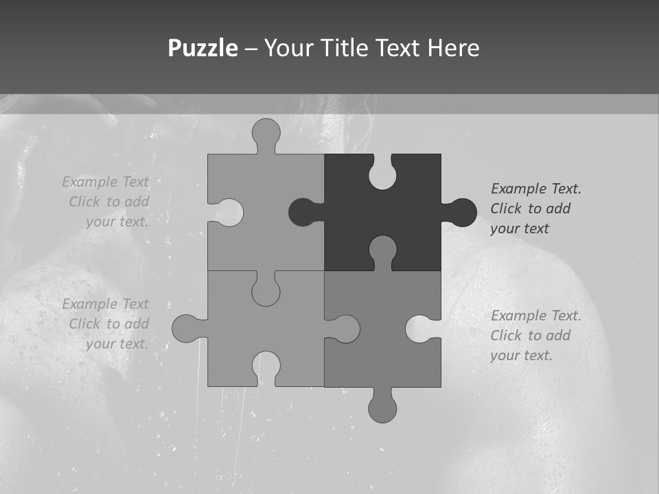 Erotic Shower Y PowerPoint Template