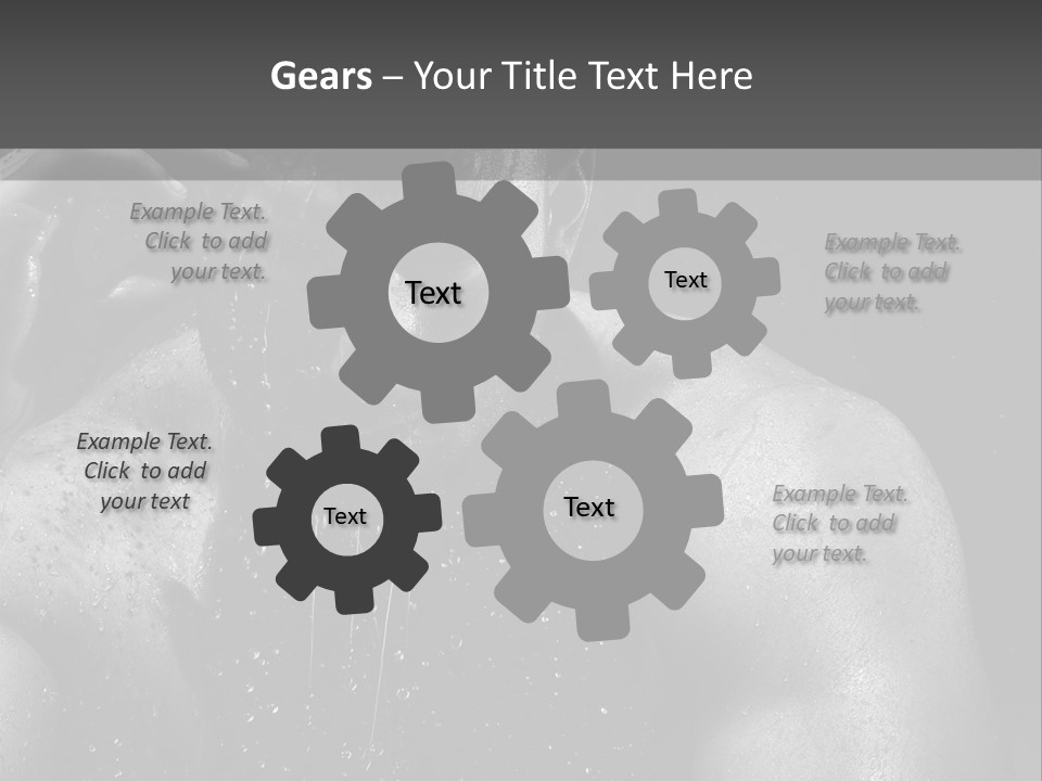 Erotic Shower Y PowerPoint Template