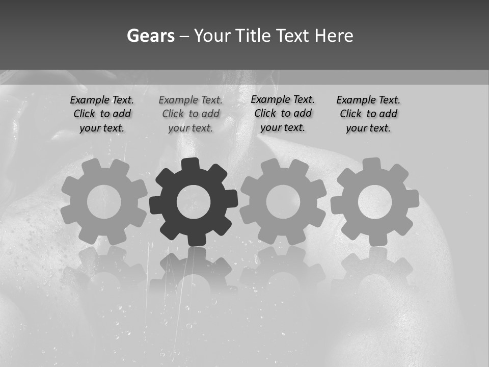 Erotic Shower Y PowerPoint Template