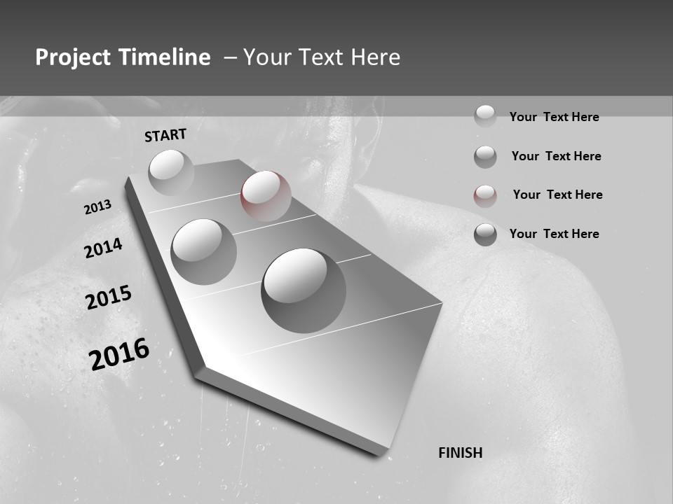 Erotic Shower Y PowerPoint Template
