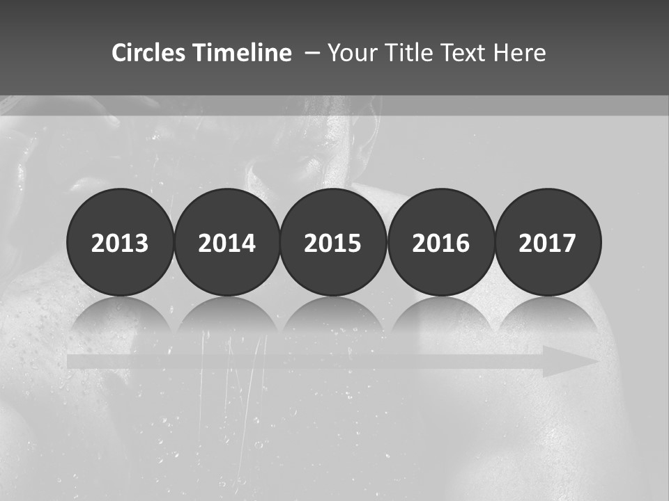 Erotic Shower Y PowerPoint Template