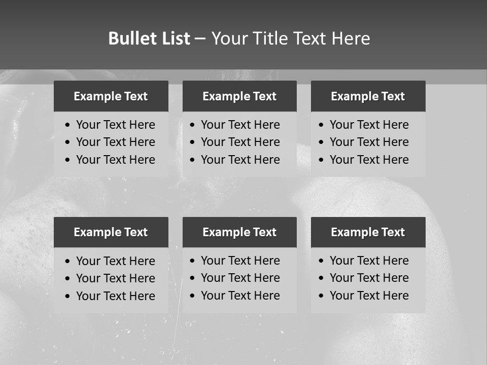 Erotic Shower Y PowerPoint Template