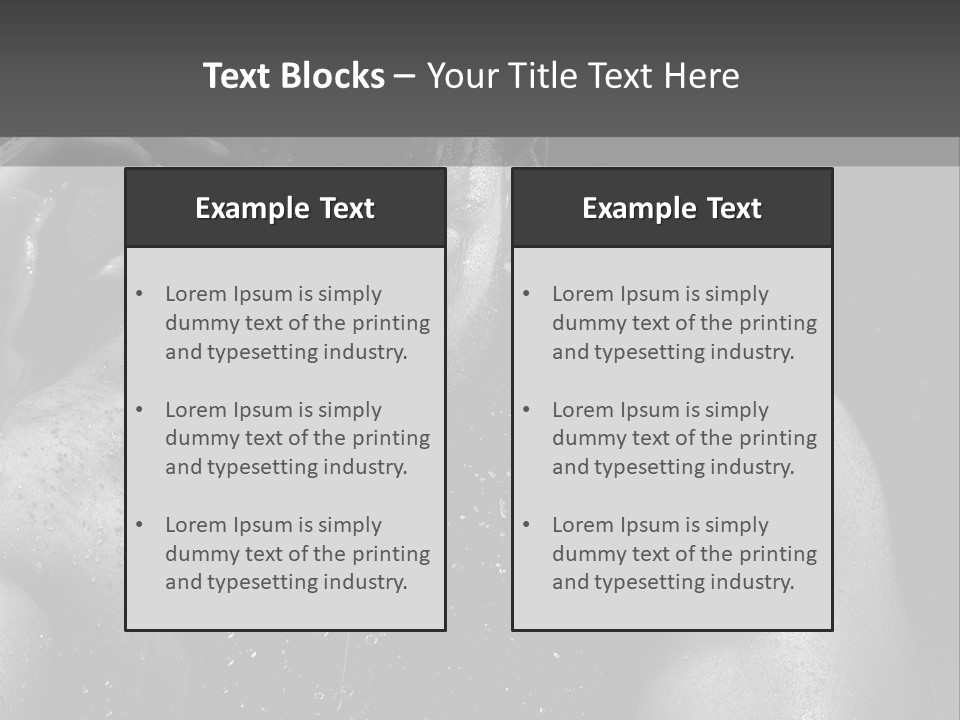 Erotic Shower Y PowerPoint Template