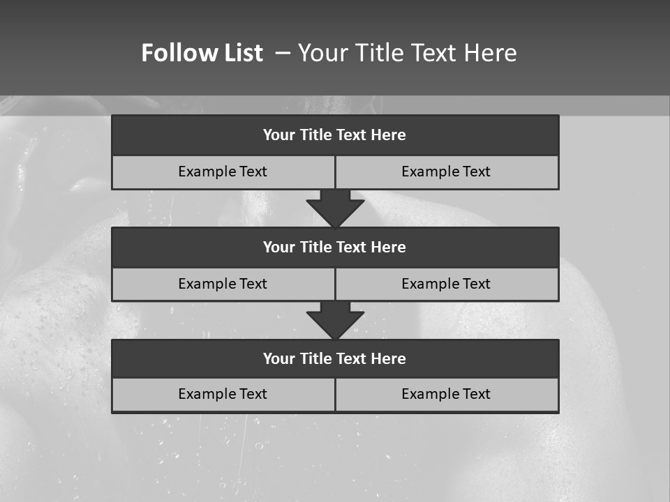 Erotic Shower Y PowerPoint Template