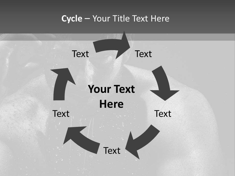 Erotic Shower Y PowerPoint Template