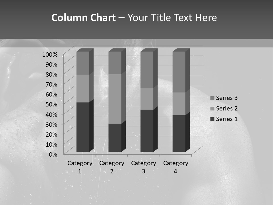 Erotic Shower Y PowerPoint Template