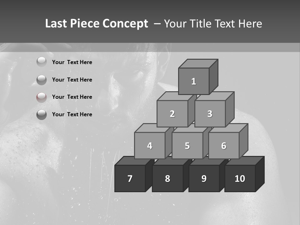 Erotic Shower Y PowerPoint Template