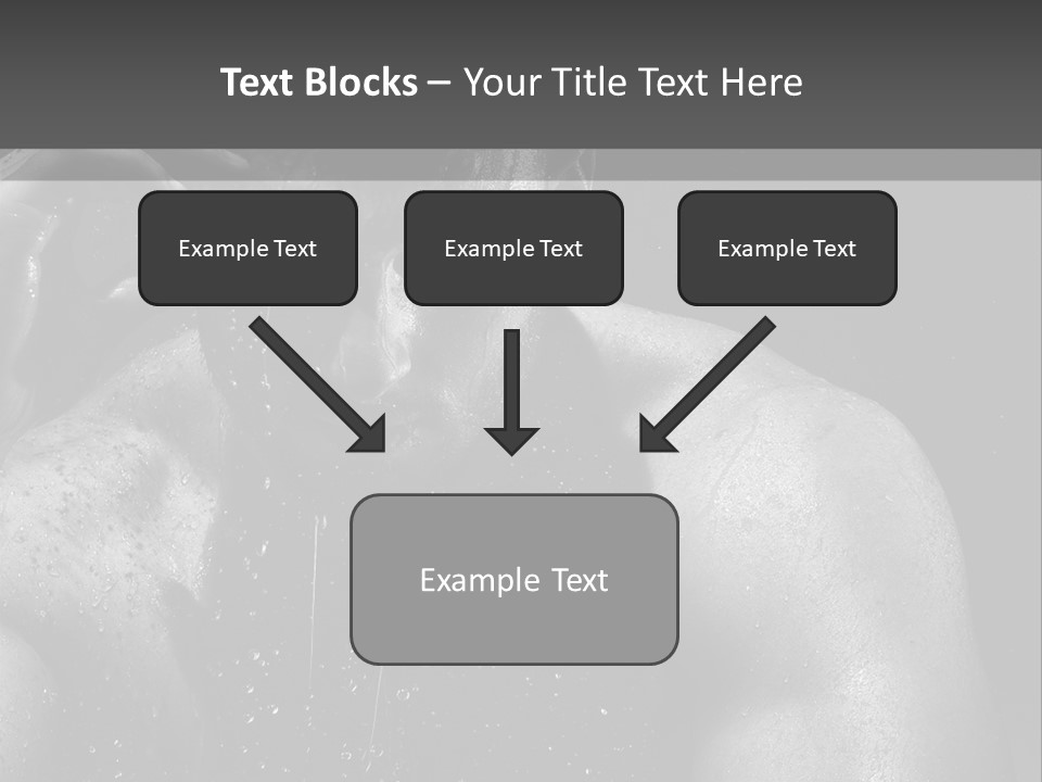 Erotic Shower Y PowerPoint Template