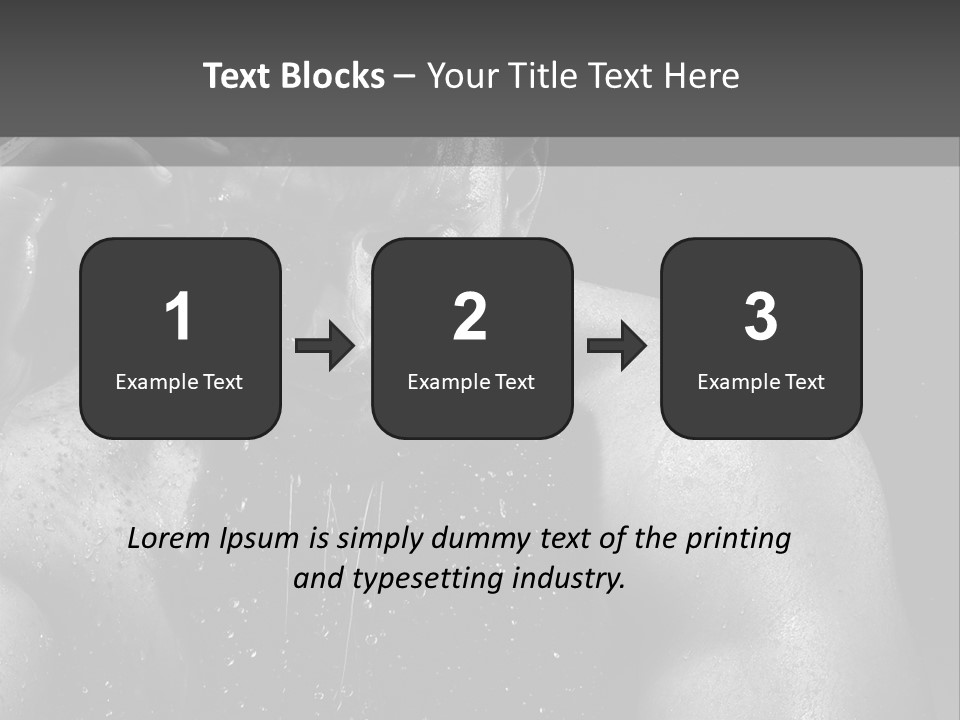 Erotic Shower Y PowerPoint Template