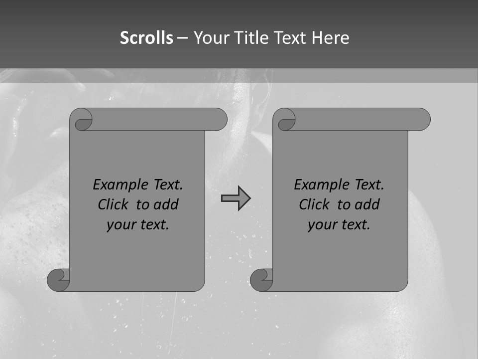 Erotic Shower Y PowerPoint Template