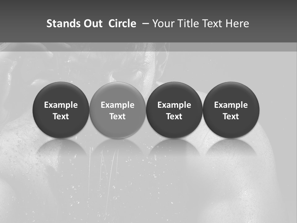 Erotic Shower Y PowerPoint Template