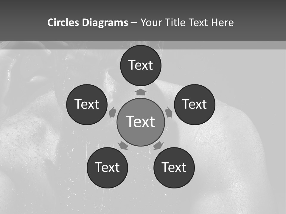 Erotic Shower Y PowerPoint Template