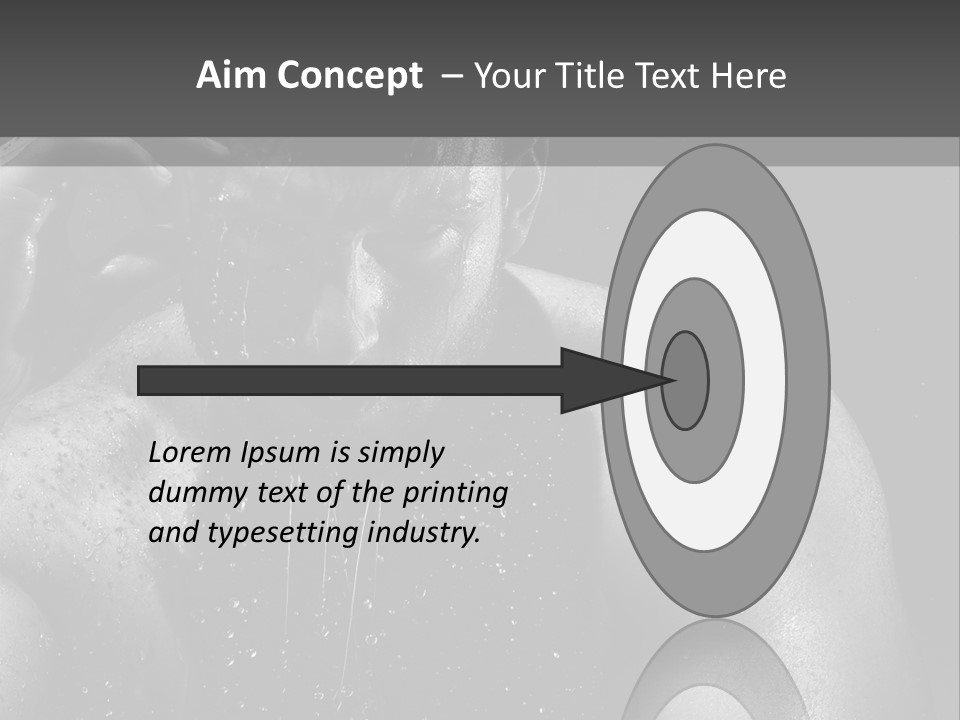 Erotic Shower Y PowerPoint Template