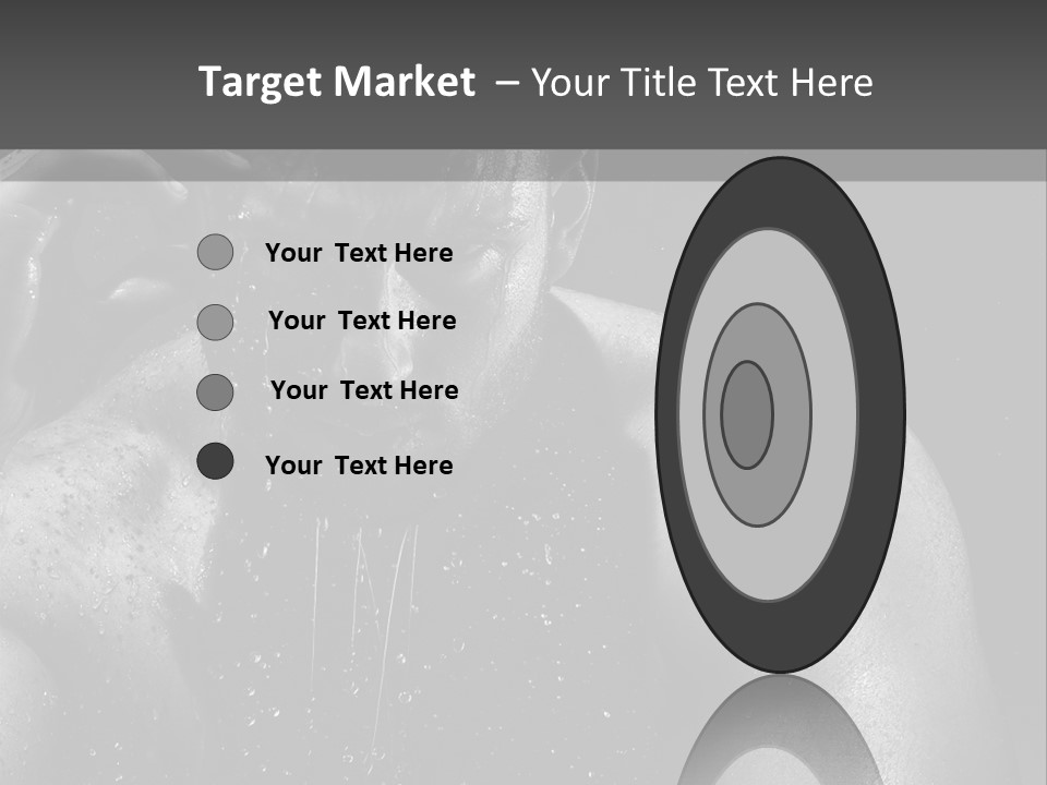 Erotic Shower Y PowerPoint Template