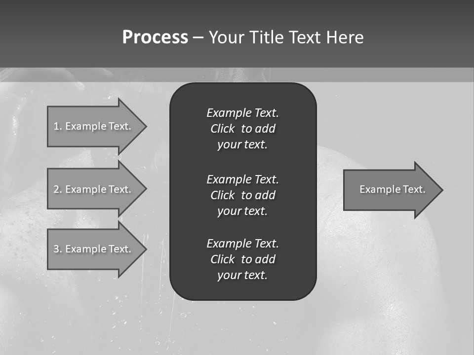 Erotic Shower Y PowerPoint Template