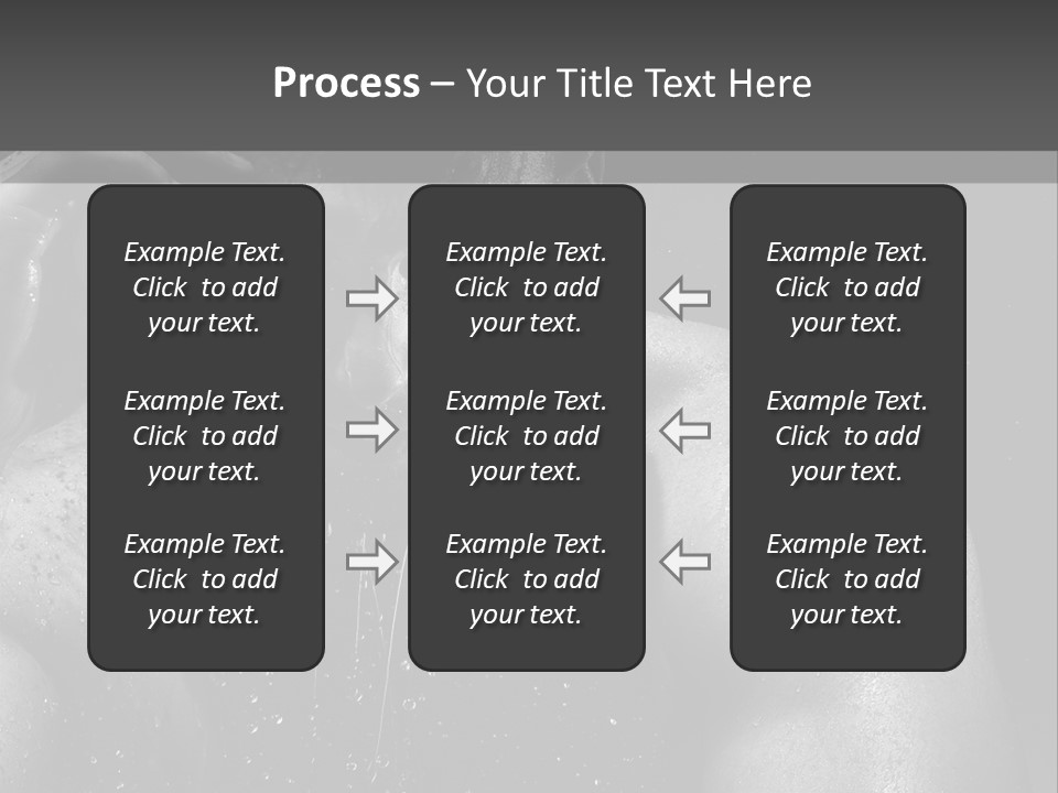 Erotic Shower Y PowerPoint Template