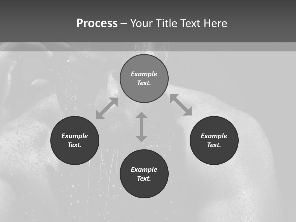 Erotic Shower Y PowerPoint Template