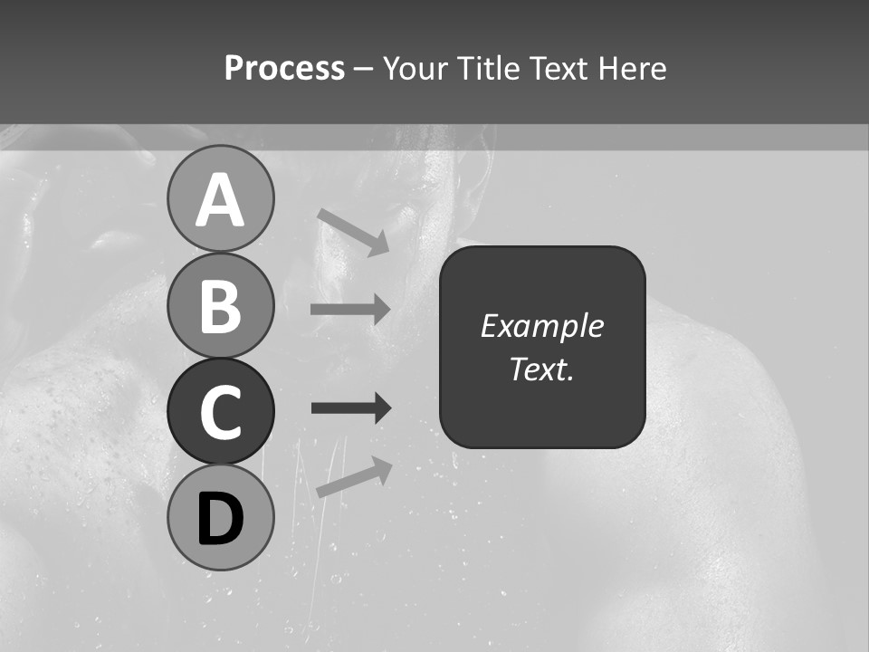 Erotic Shower Y PowerPoint Template